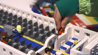Building a massive lego airplane