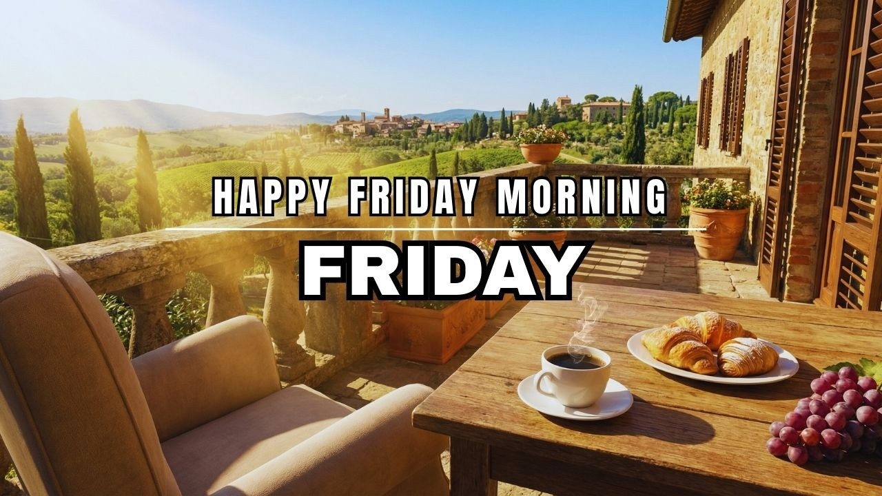 🔴 Happy Friday Morning ☀️ Relaxing Tuscany Villa Jazz & Bossa Nova [TGIF]