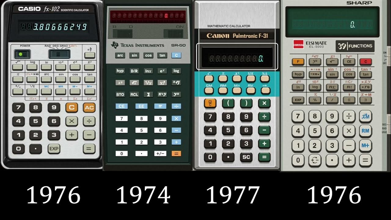 Casio vs Texas Instruments vs Canon vs Sharp scientific calculator