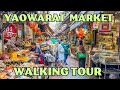 A day in chinatown  bangkok thailand yaowarat market walking tour 2024