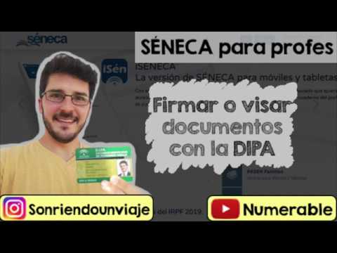 ?‍?¿Cómo FIRMAR o VISAR con la DIPA un documento??‍??‍? | Tutorial de SÉNECA para profes