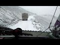 truck drive in leh ladakh road #ladakh #baralachapass #himachal#mountains #snow #