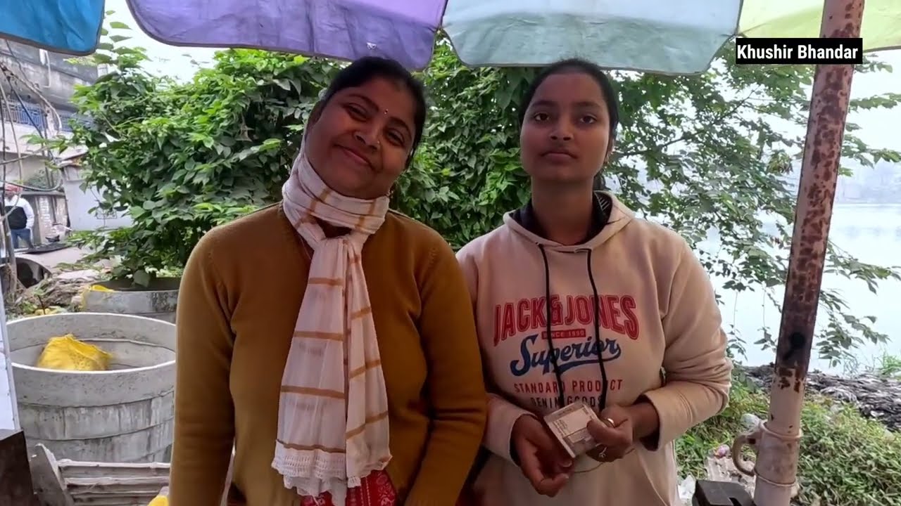 মা এবং মেয়ের রুটির দোকান।