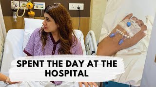 First IRON IV drip 💉😰 || Malvika Sitlani