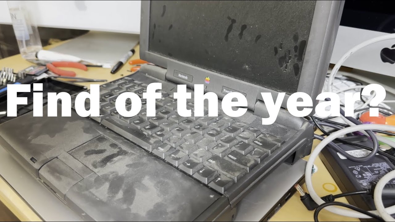 Full disassembly and clean up of a Powerbook 3400c - YouTube