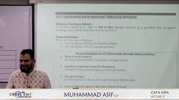 CAF 06 MFA || Muhammad Asif, FCA || Autumn 2024 Session || Lecture 70