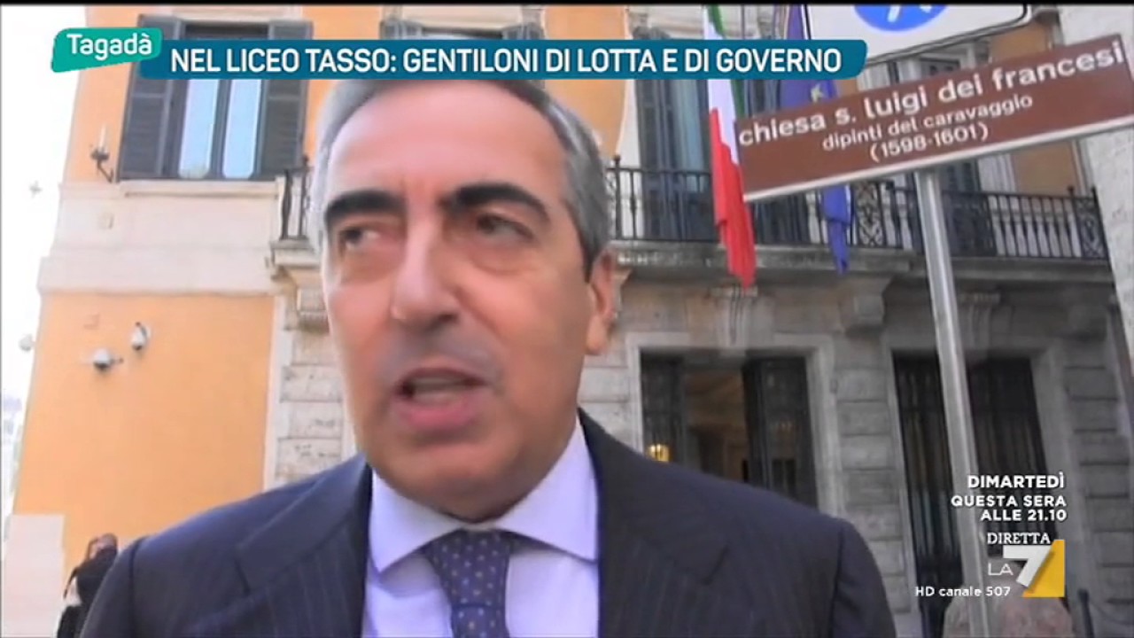 Al liceo di Paolo Gentiloni: 'Melo ricordo, era un casinaro'