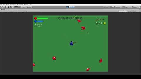 Topdown Wave Shooter Unity Game Project