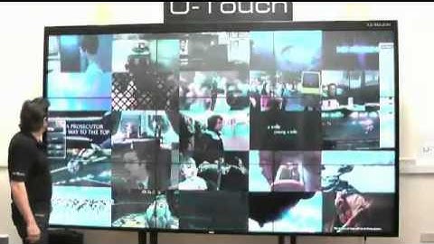 Interactive Wall U-Touch 138" Video Wall Interactive Screen