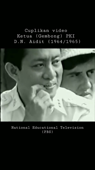 Rare Video Clip of PKI Chairman, D.N. Aidit in 1965 #shorts #history