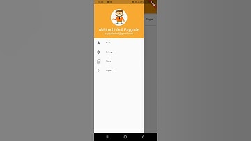 Drawer featur in flutter. #flutter #drawer #code #developer #coding #job #animation #ui #backend