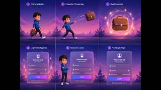 🔥 Create an Amazing Animated Login Page Using HTML, CSS & JavaScript | Cartoon Character Animation