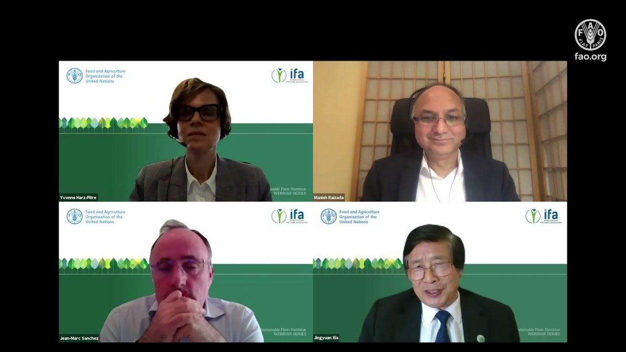 FAO-IFA Sustainable plant nutrition webinar: Microbials - A new tool for sustainable agriculture?