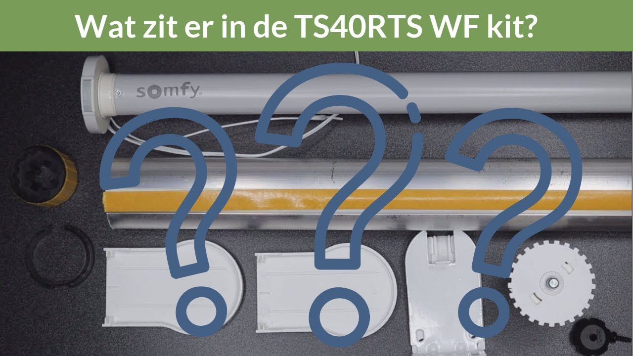 Hedendaags Zelf een draadloos elektrisch rolgordijn maken met de TS40rts wf HM-55