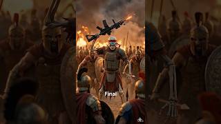 WHAT HAPPENS IF YOU BRING A MODERN ASSAULT RIFLE TO ANCIENT ROME? 🤯 #shorts #ai