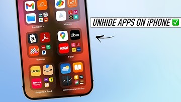 How To Unhide Apps On iphone