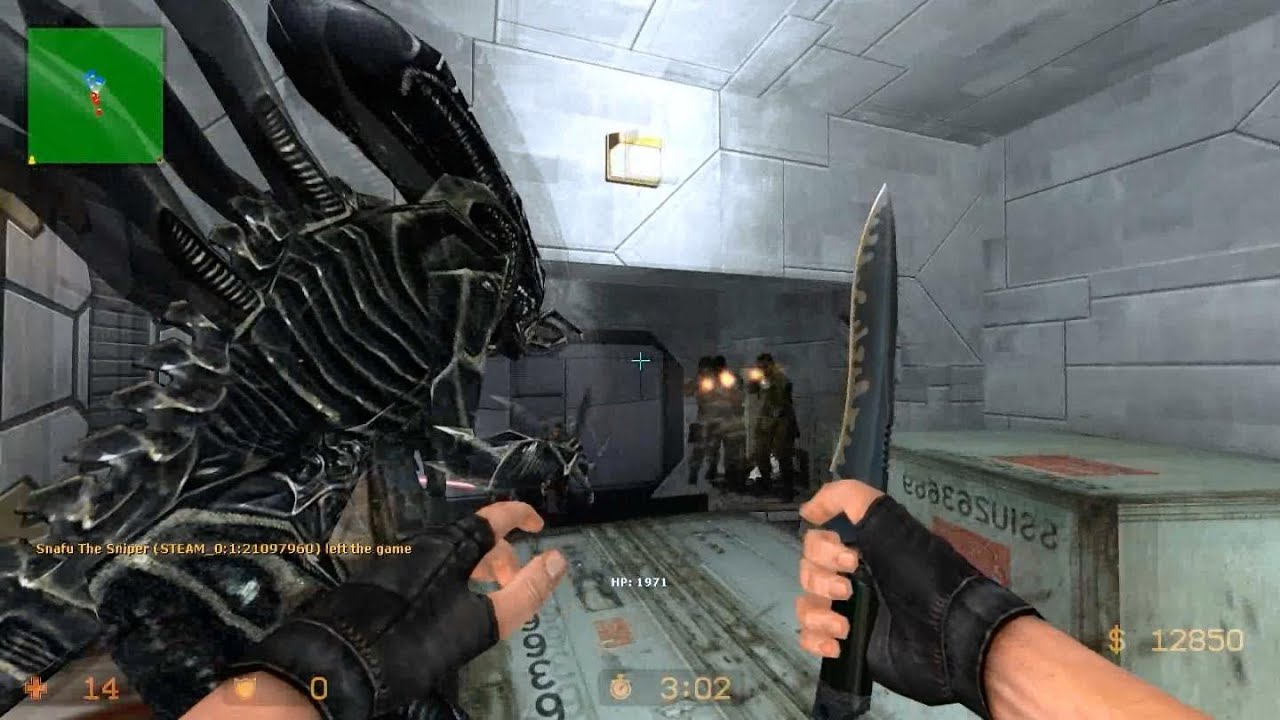 Counter Strike Source Zombie Escape mod online gameplay on Death Star