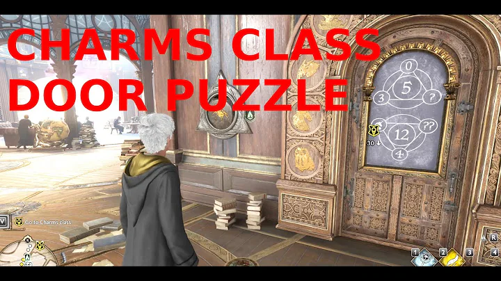 Charms Classroom Door Puzzle/ Door Riddle #hogwartslegacy