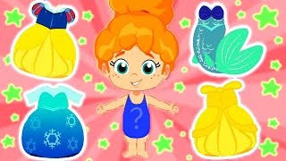 Become a Disney Princess | Little Mermaid, Elsa Frozen &amp; Snow White - Groovy The Martian