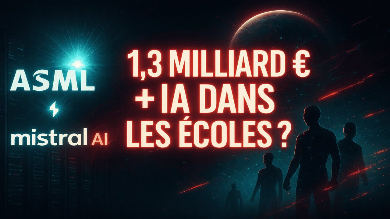 Revue Tech IA : ASML frappe fort -1,3 MILLIARD € pour l’IA + L’IA entre dans les écoles.