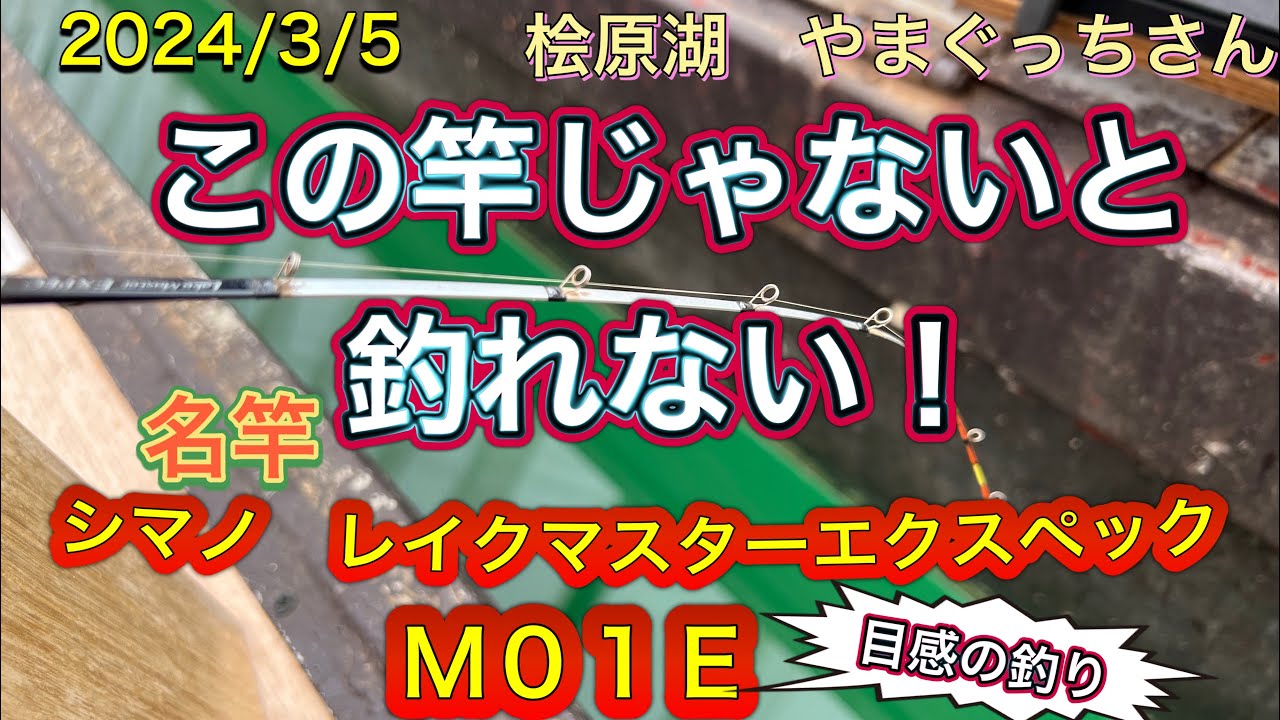 この竿じゃないと釣れない！シマノレイクマスターエクスペックM01E