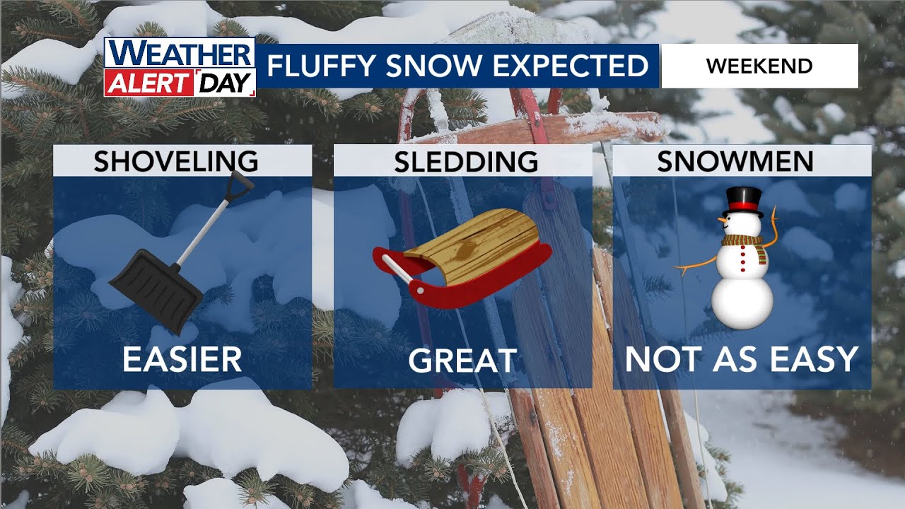 10 p.m. update: Over three inches of snow expected over the weekend ...