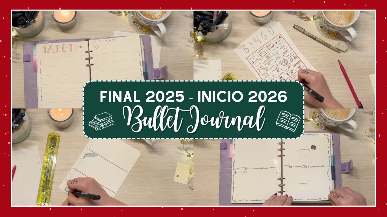 ✨ Mi Bullet Journal para 2026: sistema, colecciones y organización ✅ | Christmas Hug #25