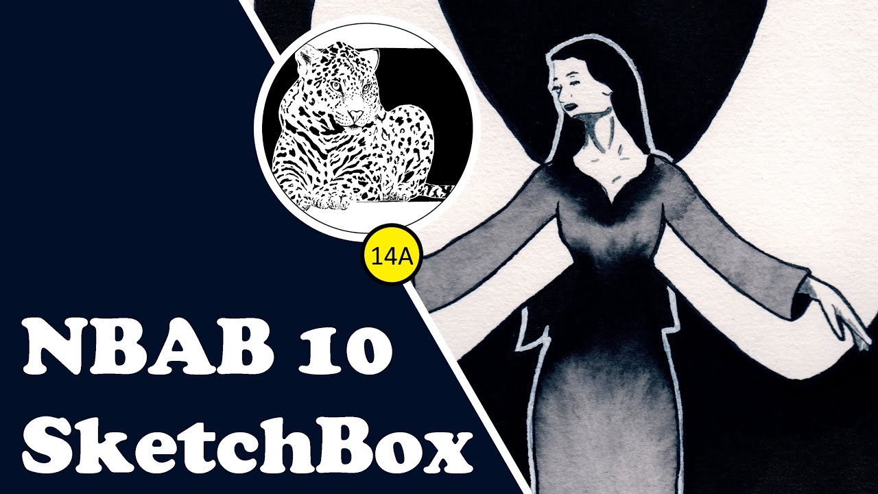 October 2019 SketchBox Basic No-Box Art Box #9 Linktober Quest Nyx