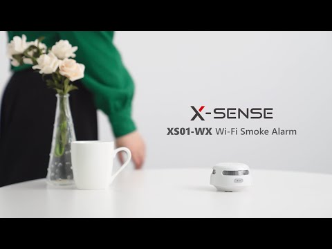 Experience the Power of X-Sense's XS01-WX Smart Smoke Alarm，Real-Time Alerts With App！