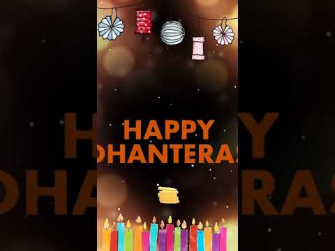 Dhanteras wtsp status | happy Dhanteras status video | #dhanteras #diwalispecial #shorts