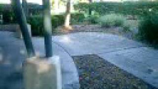 trying 2 kickflip a gap