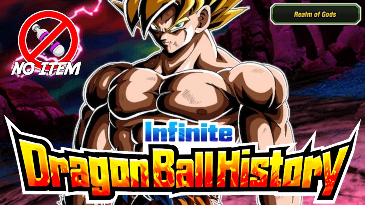 *NO ITEM* INFINITE DRAGON BALL HISTORY STAGE 25 VS REALM OF GODS / ALL MISSIONS (DBZ: Dokkan Battle)