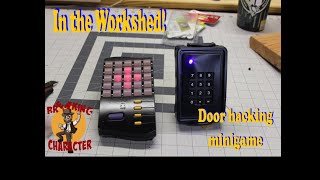 In the Workshed! Door Hacking Minigame for LARP!