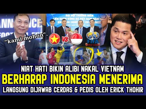 🔴NIAT HATI INGIN TANDING LAWAN INDONESIA DI FMD, VIETNAM MALAH DAPAT JAWABAN PERIH DARI PSSI❓