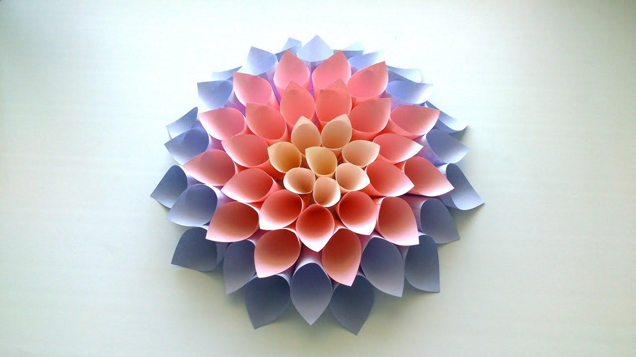 DIY Giant Paper Flower Tutorial YouTube