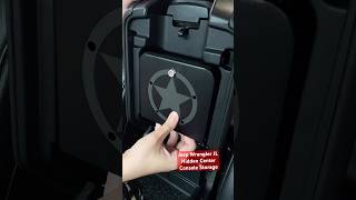 Lockable Hidden Metal Storage Box for Jeep Center Console | Jeep JL / JT Interior Upgrade #diamooky