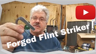 Flint Striker From the Cut Off End of a File Knife