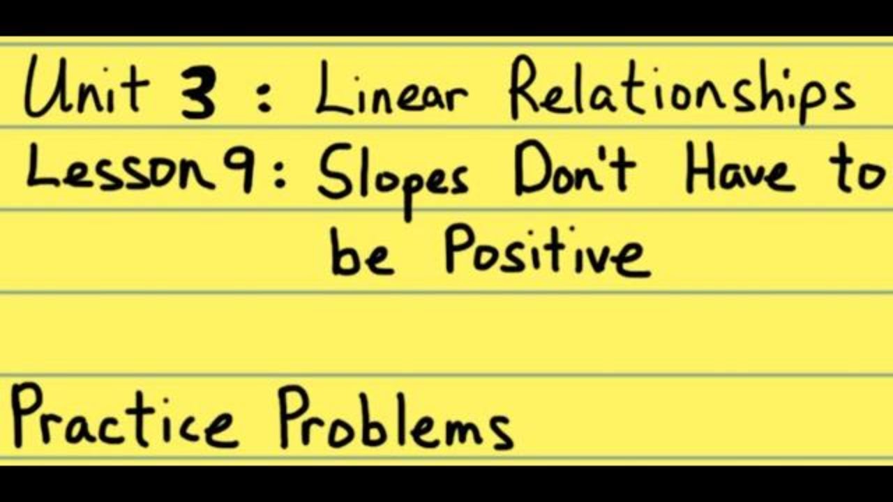 8th Grade Illustrative Mathematics: Gr. 8; U3; Lesson 9: Practice ...