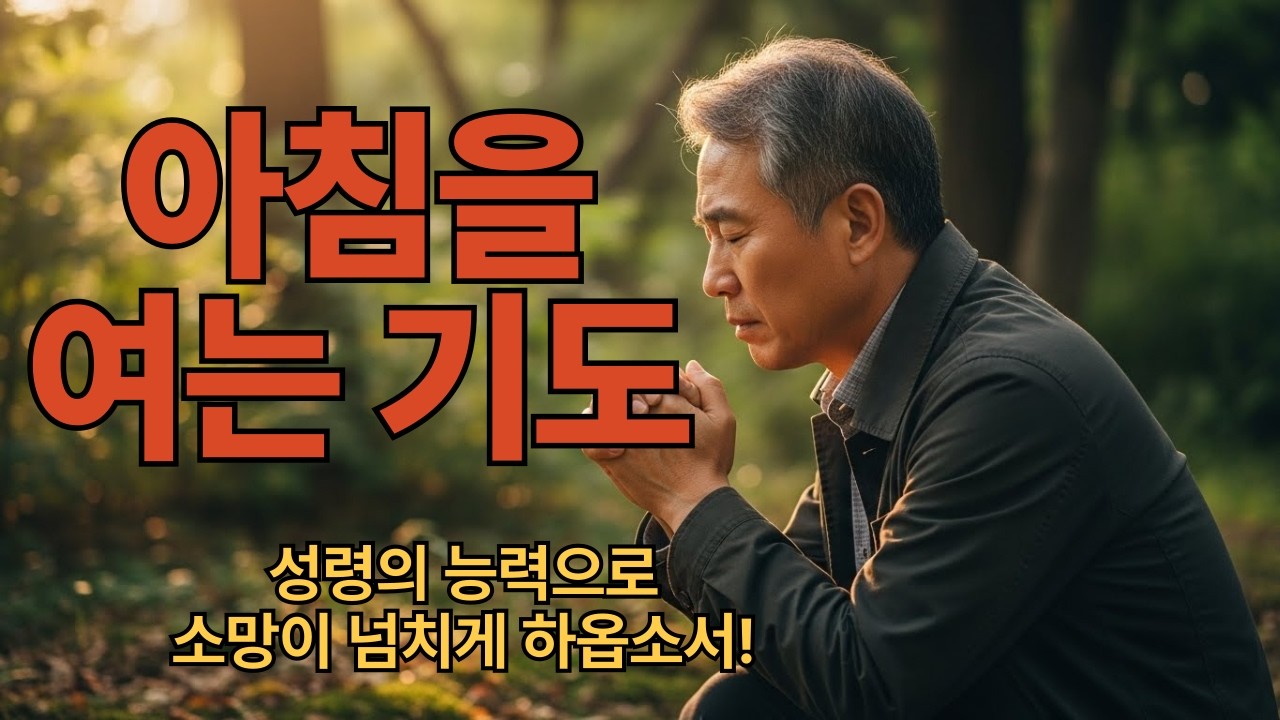 [  아침을 여는 기도 ] 성령의 능력으로 소망이 넘치게 하옵소서!