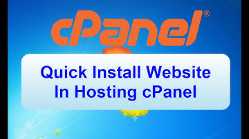 Quick Install Website In Hosting cPanel