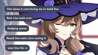 A Lisa main in Genshin coop