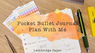 One Book July: Pocket Bullet Journal Plan With Me