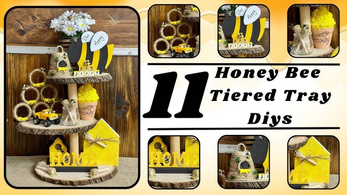5 Dollar Tree DIY 🐝 Bee Themed Decor! 