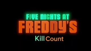 Five Nights At Freddy's (2023) Kill Count