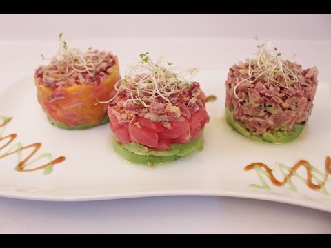 Tuna Tartare 3 Ways