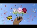 Como hacer Flores Boligrafos Mis Flores de Tela DIY Tutorial facil