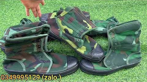 3 MẪU GIÀY VẢI RẰN RI ĐI RỪNG