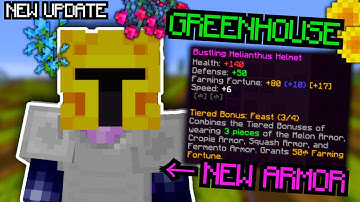 De NIEUWE Greenhouse-update is GEK! (Hypixel Skyblock)