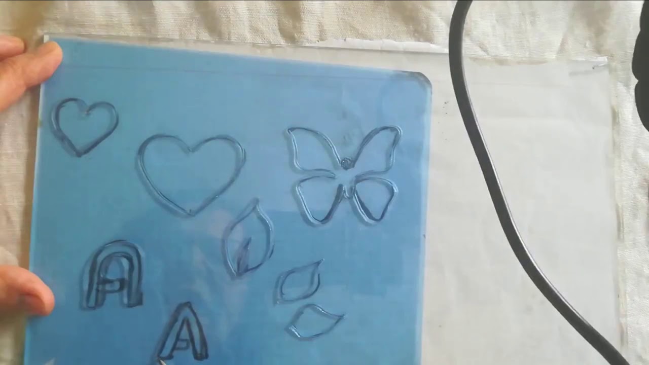 Como fazer stencil ou molde com chapa de raio X