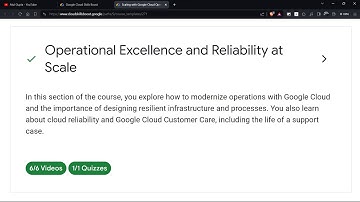 Operational Excellence and Reliability at Scale | Module 2 | Quiz Answers #googlecloud